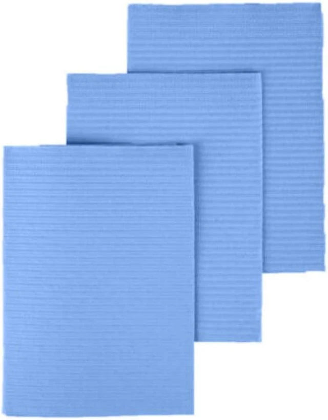 Bavette dentaire Dry-Back 2 plis Medicom SafeBasics 13'' x 18''