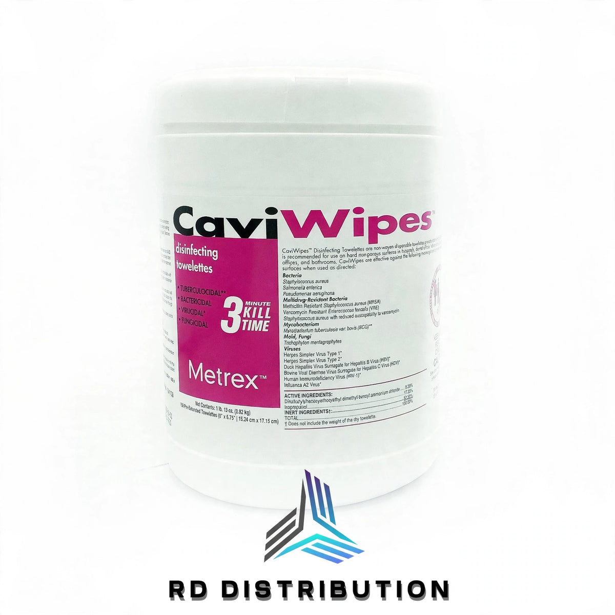 Lingettes désinfectantes CaviWipes (Metrex) – 160 feuilles