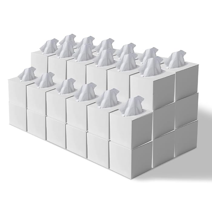 2-ply cube tissues – case of 36 boxes